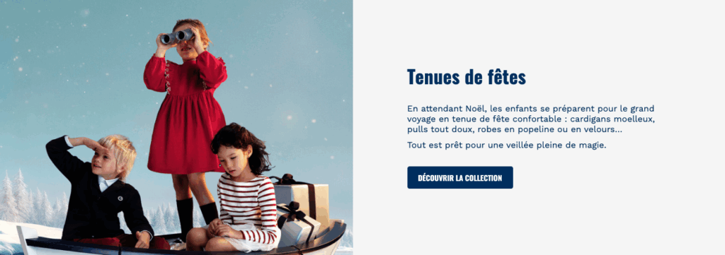 Petit Bateau pour choisir votre tenue de fête 2025